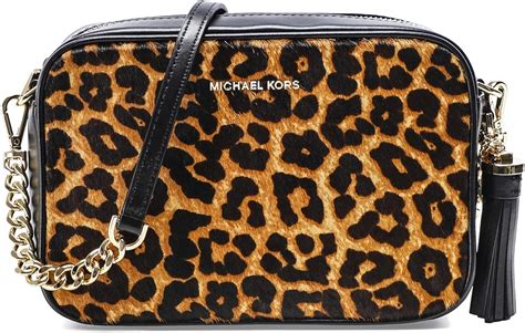 michael kors bag with furry ball|Jet Set Large Leopard.